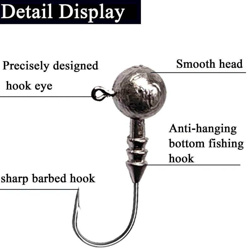 10pcs/lot Jig Head Fishing Hook 3.5g 5g 7g 10g 14g High Carbon Steel Crank Fishhook For Soft Lure Fishing Tackle Accessories