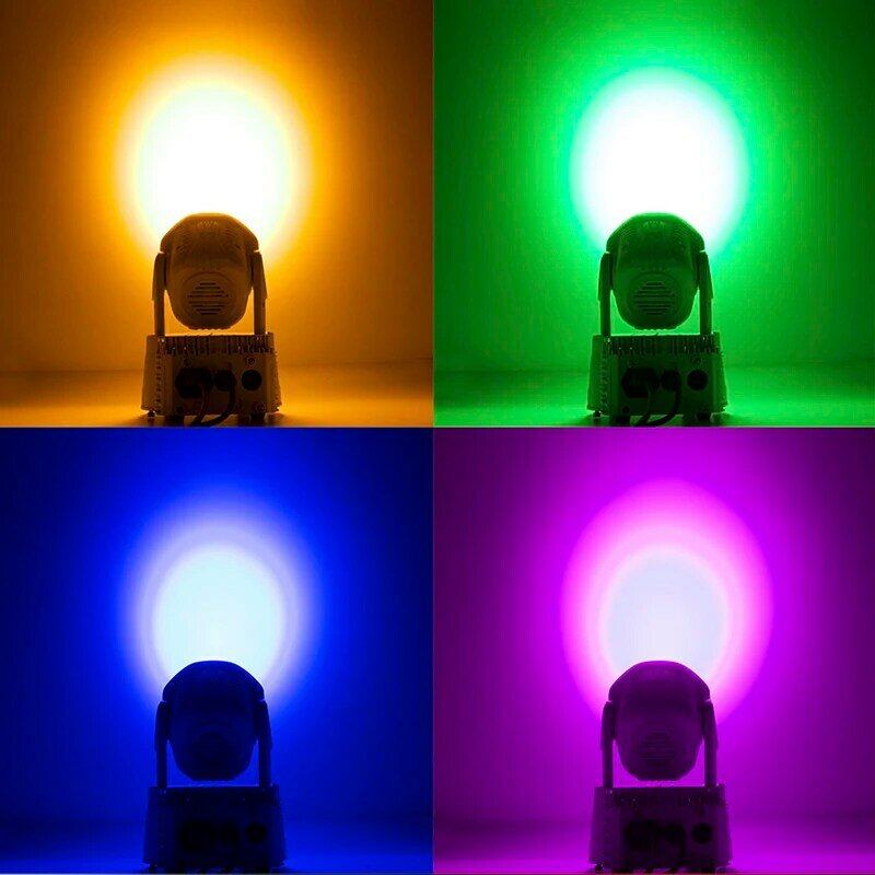 โรงงาน Outlet LED 7X18W Moving Head Light 6IN1 RGBWA + UV Professional สำหรับเวทีสำหรับดิสโก้ DJ เพลงปาร์ตี้คลับเต้นรำ