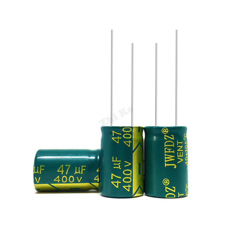 5PCS 400V47UF 16*20mm 47UF 400V 16*20 Aluminum electrolytic capacitor