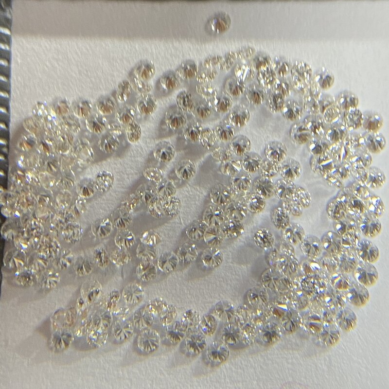 Meisidian 60 штук 1,10 мм FG VS натуральный алмаз, настоящие оригинальные индийские камни 0.006ct, одна штука