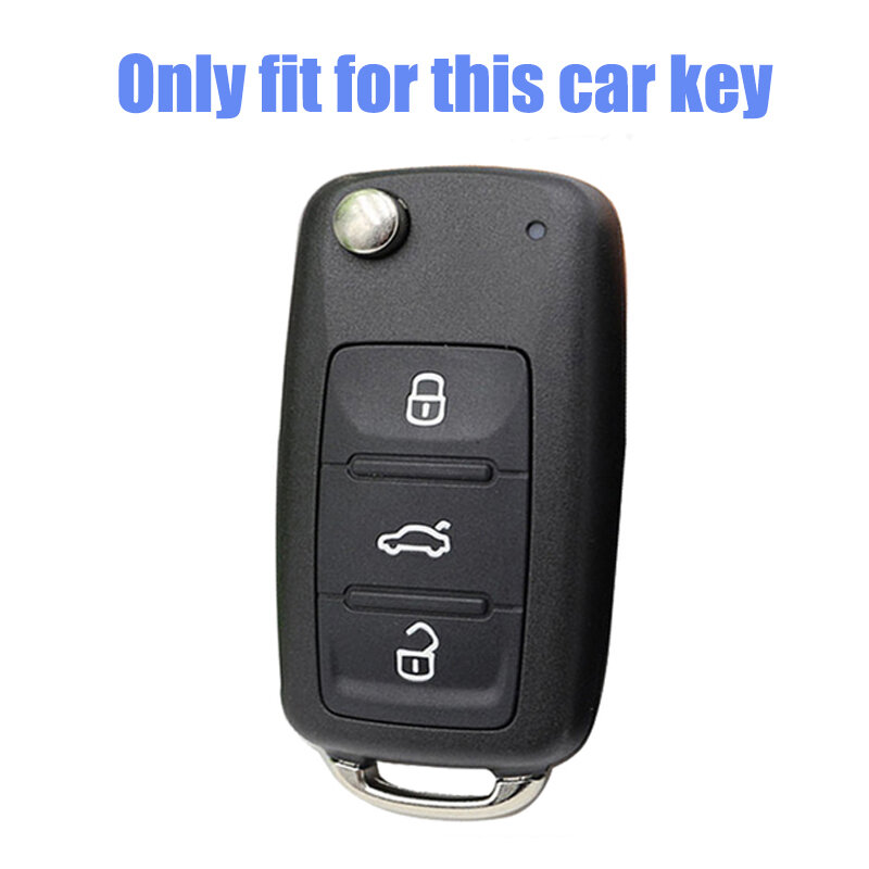 Key Car Key เต็มรูปแบบป้องกันสำหรับ VW Volkswagen Polo Tiguan Passat Golf Jetta Lavida Skoda octavia