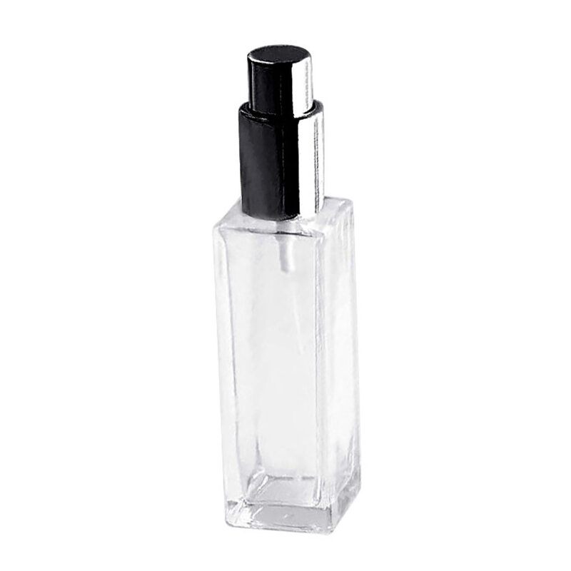 Szklane butelki wielokrotnego napełniania dysza natryskowa 30/50ml przenośne przezroczyste szkło wielokrotnego napełniania rozpylacz perfum pusta butelka z rozpylaczem akcesoria