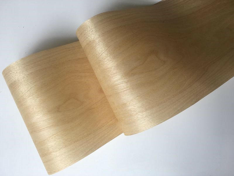 2x okleina z naturalnego drewna chiński orzech z meblami tkankowymi o grubości 0.2mm C/C