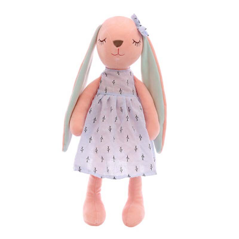 ใหม่ขายดีมาถึงหูยาวกระต่ายน่ารักตุ๊กตาเด็กอ่อนของเล่นตุ๊กตาเด็กกระต่าย Sleeping ตุ๊กตาสัตว์สำหรับของขวัญ
