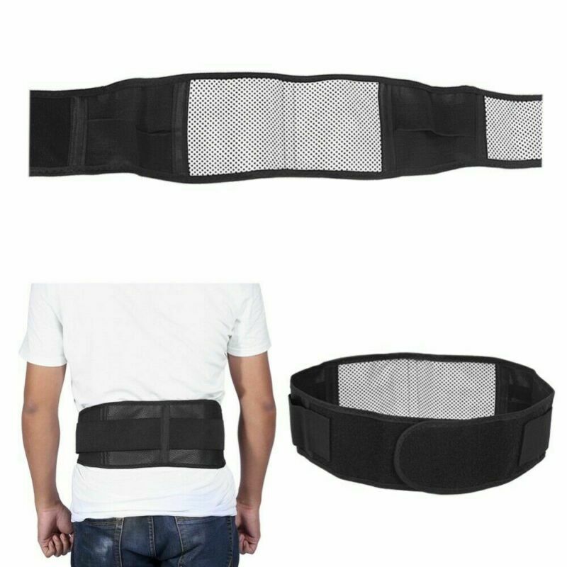 Inverno quente ajustável cintura auto aquecimento terapia magnética volta cinto de apoio cintura cinta lombar massagem banda cuidados de saúde