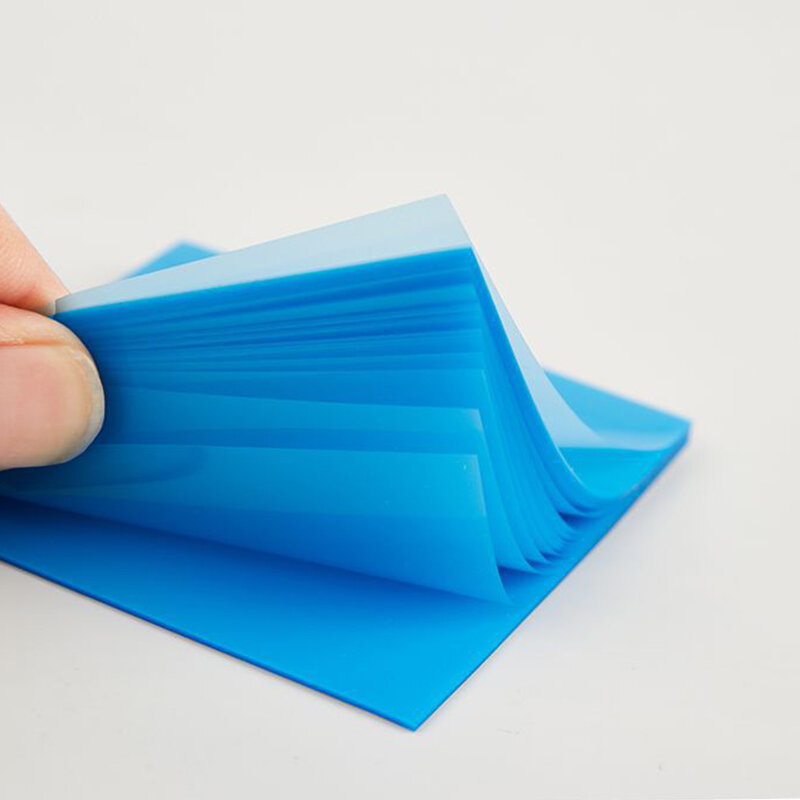 50 stücke Transparent Sticky Note Pads Wasserdicht Self-Adhesive Memo Notepad Schule Bürobedarf Schreibwaren