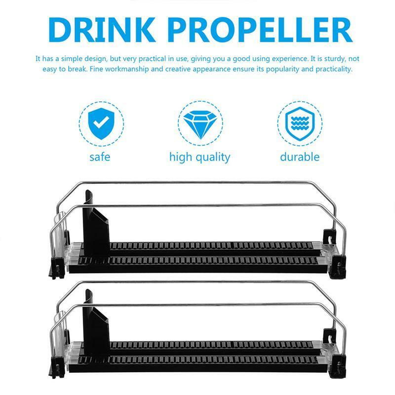 Regal Automatische Nachschub Drücker Refill Schiebe System für Getränke Display Einfach und bequem zu installieren und verwenden