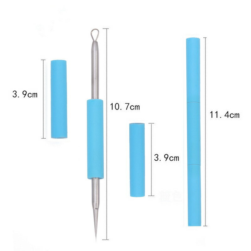 BearPaw Acne Remover Needle 1pcs Facial Acne Pimple Extractor Blackhead Remover Tool Comedone pimple remover stainless steel