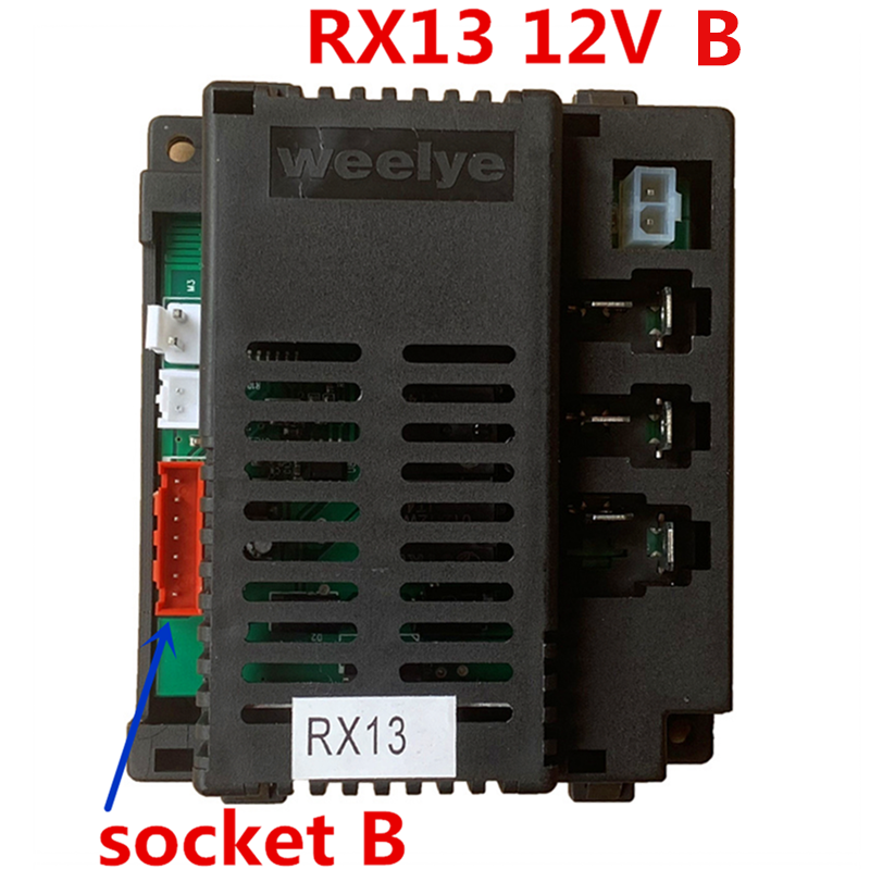Weelye RX41 /FCCE Remote Control dan Penerima Bluetooth Mobil Bertenaga untuk Anak Bagian Pengganti Mobil Listrik