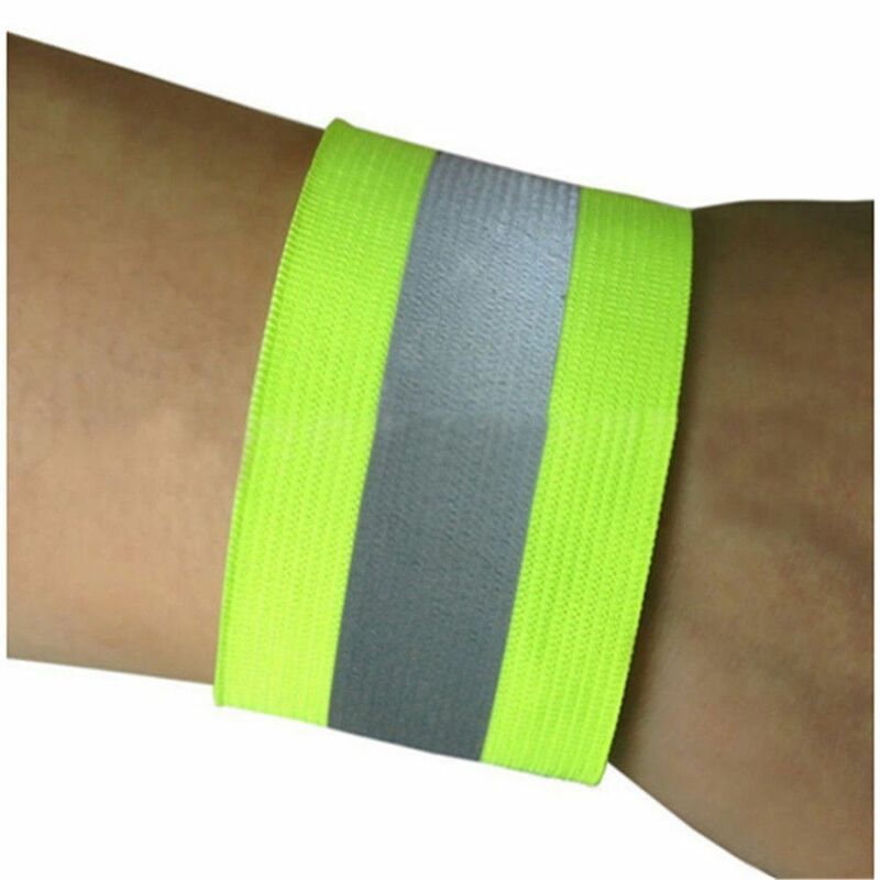 Reflektierende Bands Elastische Armband Armband Ankle Bein Riemen Sicherheit Reflektor Band Riemen für Nacht Rennen Gehen
