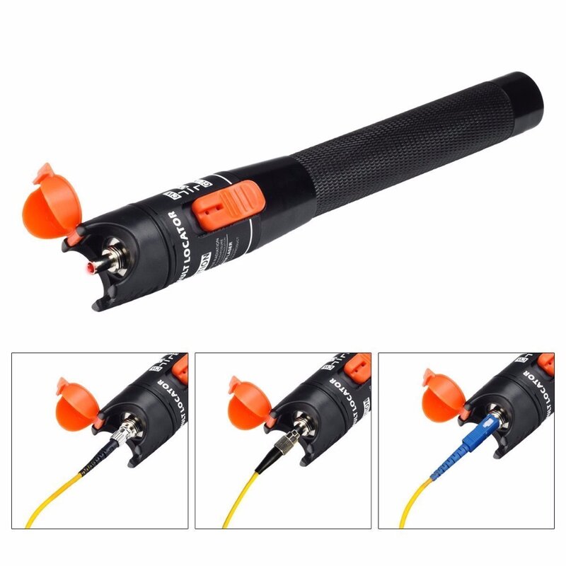 30Mw Ftth Glasvezel Tester Pen Soort Rode Laser Optische Fiberlight 10Km Visual Fault Locator Optische Kabel Tester 5-30Mw Range