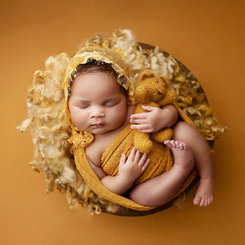 Реквизит для детской фотосъемки одежда для фотосъемки новорожденных стрейчевая пеленка аксессуары для студийной фотосъемки