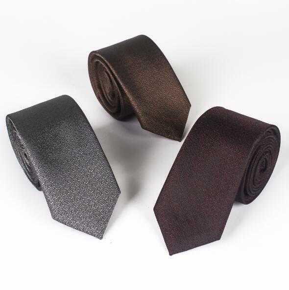 GUSLESON Classic Black 6cm Solid Matte Tie Set For Men Neck Tie and Handkerchief Set for Wedding Business Party Formal Gift