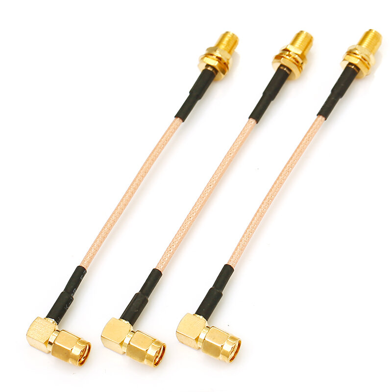 SMA Connector SMA male right angle to SMA female Extension wifi RG316 cable plug to jack antenna cable 10cm 20cm 30cm