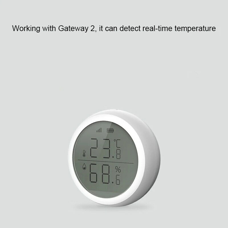 Zigbee 3.0เซ็นเซอร์อุณหภูมิไร้สายTuyaและSmart Life Appควบคุมอุณหภูมิและความชื้น