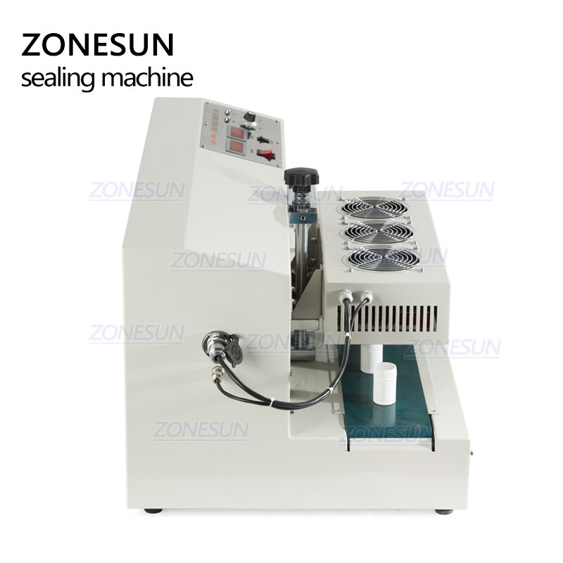 ZONESUN-ZS-2000A Electromagnetic contínua indução máquina de selagem, Air-Cooling Transistor, Adequado para Vitamin Medicine Bottle