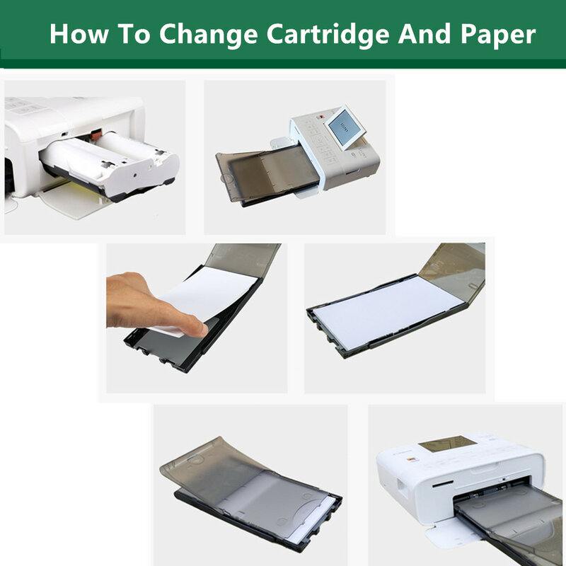 Kompatybilny z 6-calowym zestawem papier fotograficzny kolorów KP-108IN kanonu 4x6 dla Selphy CP1300 CP1000 CP1200 CP910 CP1500 drukarka fotograficzna