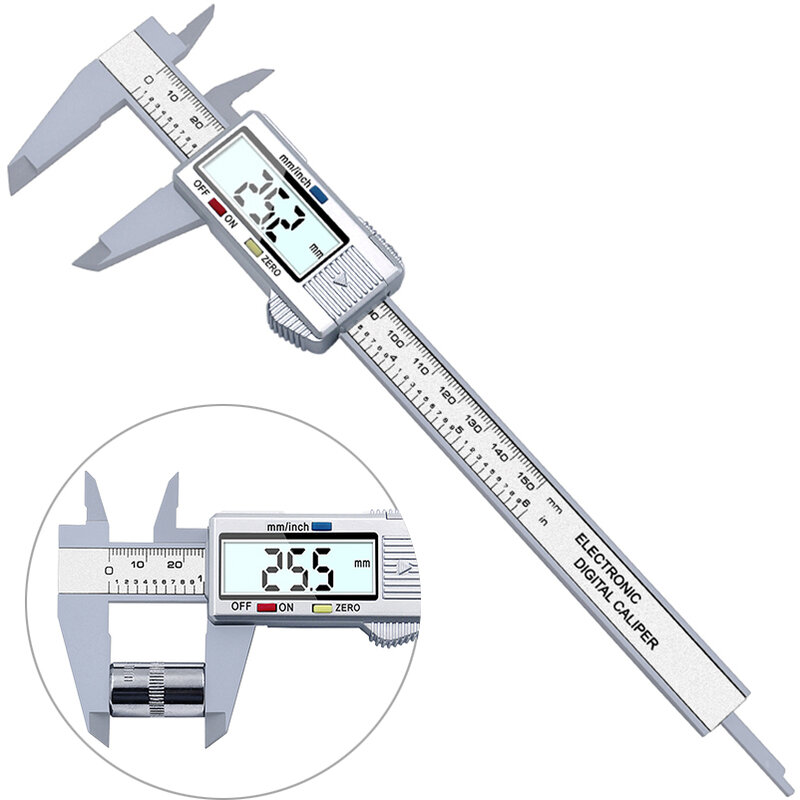 0-150mm Vernier Caliper Digital Electronic Digital Caliper LCD Micrometer Measuring Tool 6 Inch