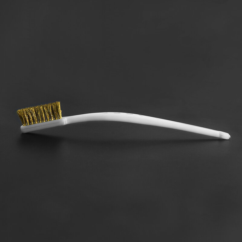 Boquilla de cepillo de dientes de alambre de cobre para impresora 3D, accesorios para Ender 3 CR10 MK8 E3D, extrusora, herramienta de limpieza, mango de cepillo de cobre, 1, 2, 3 piezas