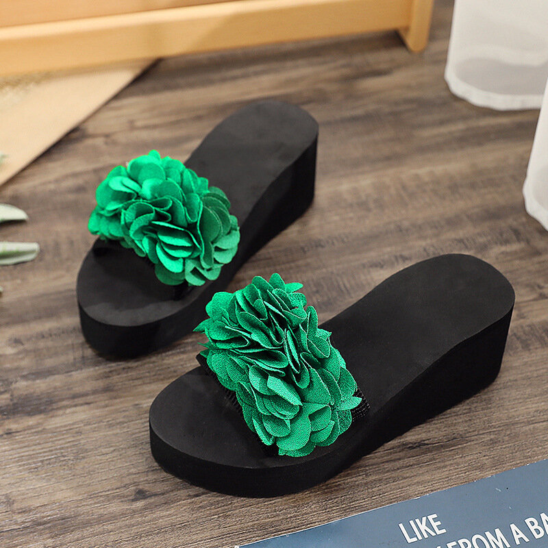 2020 petaloid تصميم أحذية مفتوحة ملابس نسائية صيف جديد صندل أنيق السيدات شبشب في الأماكن المغلقة في الهواء الطلق الوجه يتخبط أحذية الشاطئ