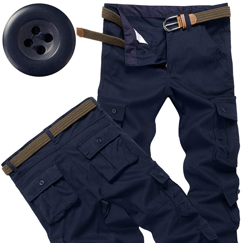 Pantalones tácticos para hombre, Pantalón Cargo informal para deportes al aire libre, trabajo, Joggers de alta calidad, pantalones de chándal coreanos para senderismo