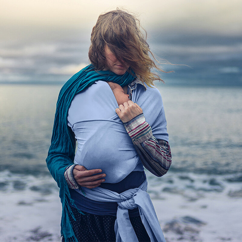 Imbracatura per neonati neonato morbido avvolgente traspirante marsupio Hipseat allattamento al seno nascita confortevole copertura infermieristica