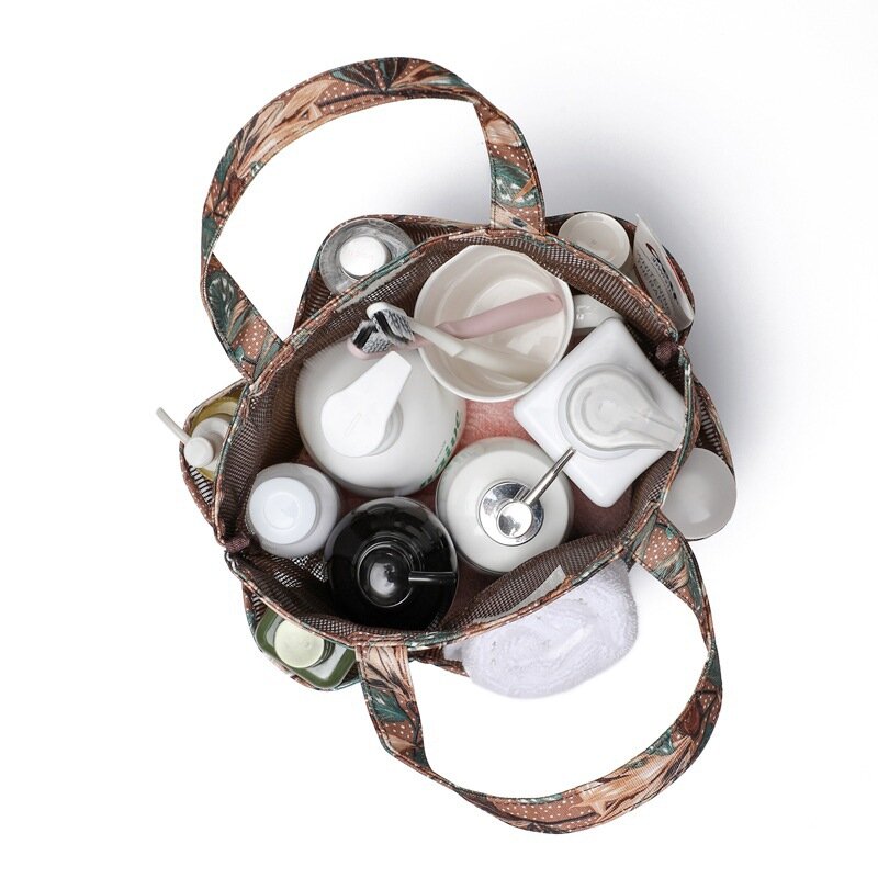 1 шт., креативная Многофункциональная портативная сумка-Органайзер для ванной комнаты, пляжная сумка с несколькими карманами, Корейская сумка для хранения плавательных ванн LC270