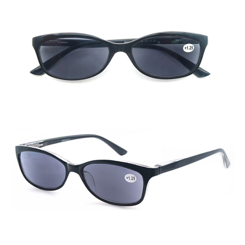نظارات شمسية للقراءة للرجال والنساء إطار مربع كلاسيكي للاستخدام في الهواء الطلق نظارات شمسية للقراء نظارات مع المفصلي الربيع الديوبتر