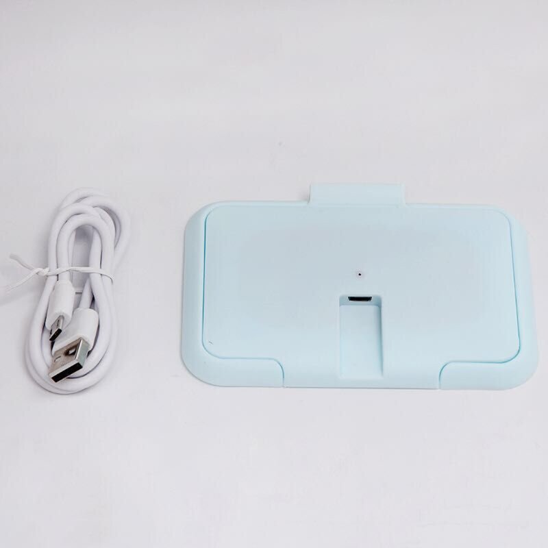 USB Tragbare Baby-feuchttücher Heizung Thermische Warmen Nassen Handtuch Spender Serviette Heizung Box Hause Auto Mini Tissue Papier Wärmer
