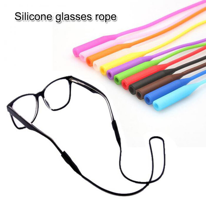 Snoep Kleur Elastische Siliconen Brillen Bandjes Zonnebril Ketting Sport Anti-Slip Bril Ketting Bril Touwen Band Koord Houder
