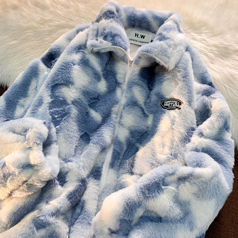 BiggOrange – sweat-shirt à capuche en laine d'agneau pour femme, manteau, vêtements, plus velours, épais, style polaire