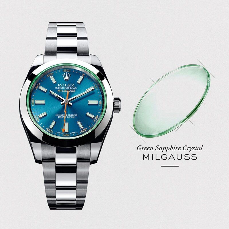 ¡Novedad de 2020! Reloj mecánico automático Rolex- Milgauss- man, regalo de moda de ocio, reloj de negocios, regalo de Navidad, 100 pedidos