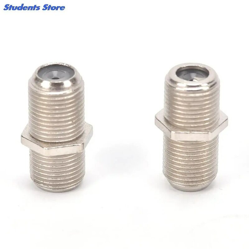 10Pcs Female F/F RG6 Coax Coaxial Cable SMA RF Coax Connector F Type Coupler Adapter Connector Plug For TV Antenna Extension