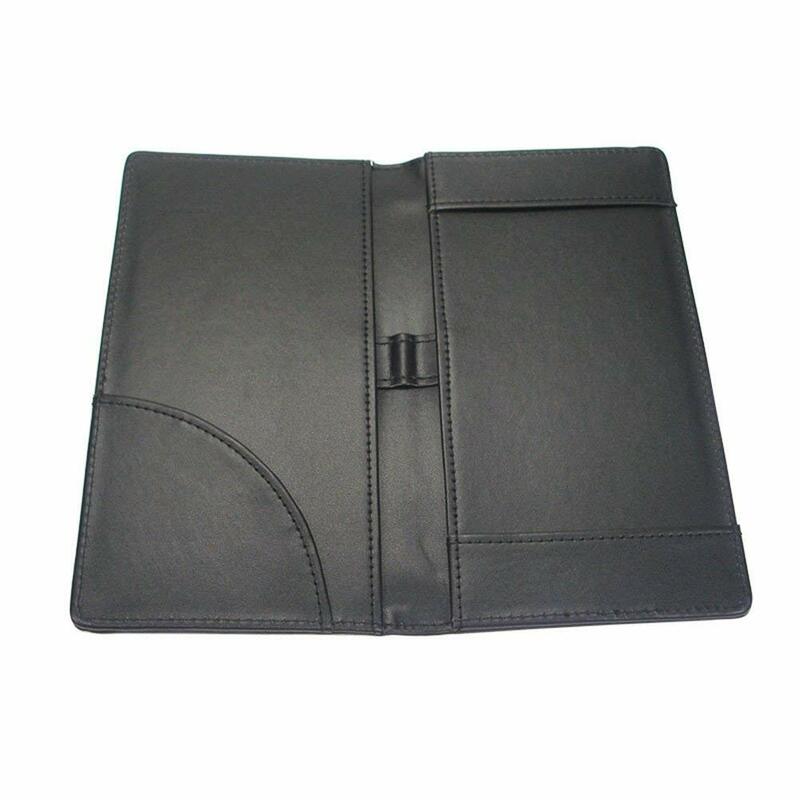 Cash Folder File Clip PU Leather Clipboard Cash Pocket Receipt Bill Holder Invoice Padfolio For Restaurants or Cafe Store
