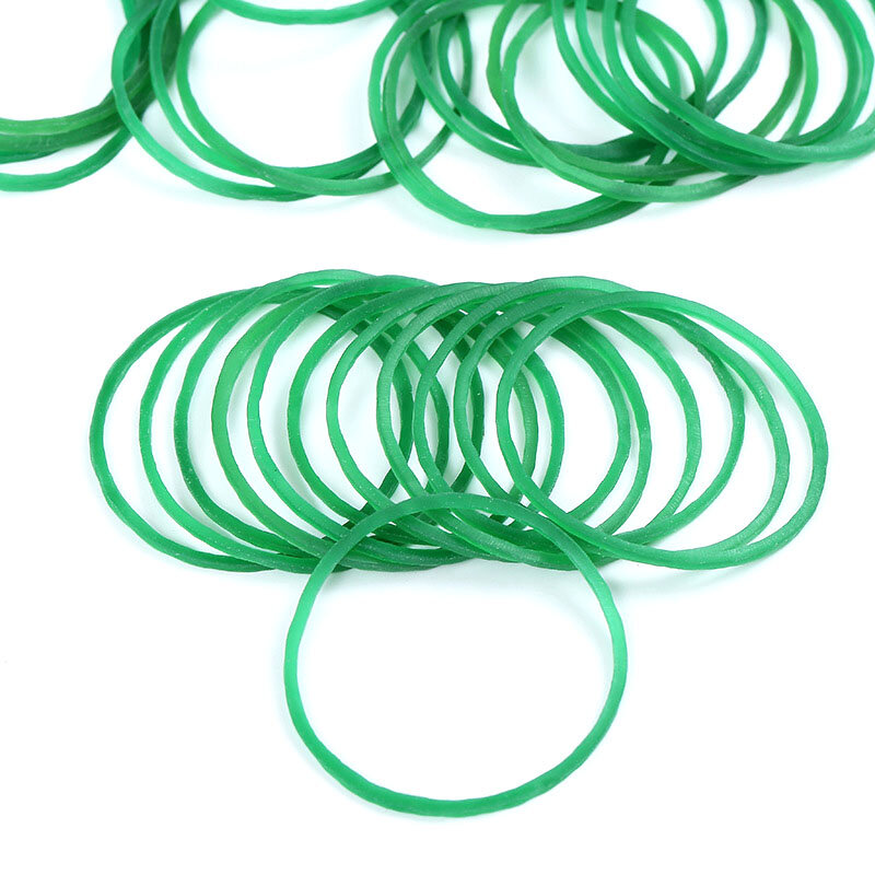100 stück/Pack grün Gummi Bands D38mm Starke Elastische Band büro für schule Industrielle Versorgung Schreibwaren Halter Verpackung Suppl