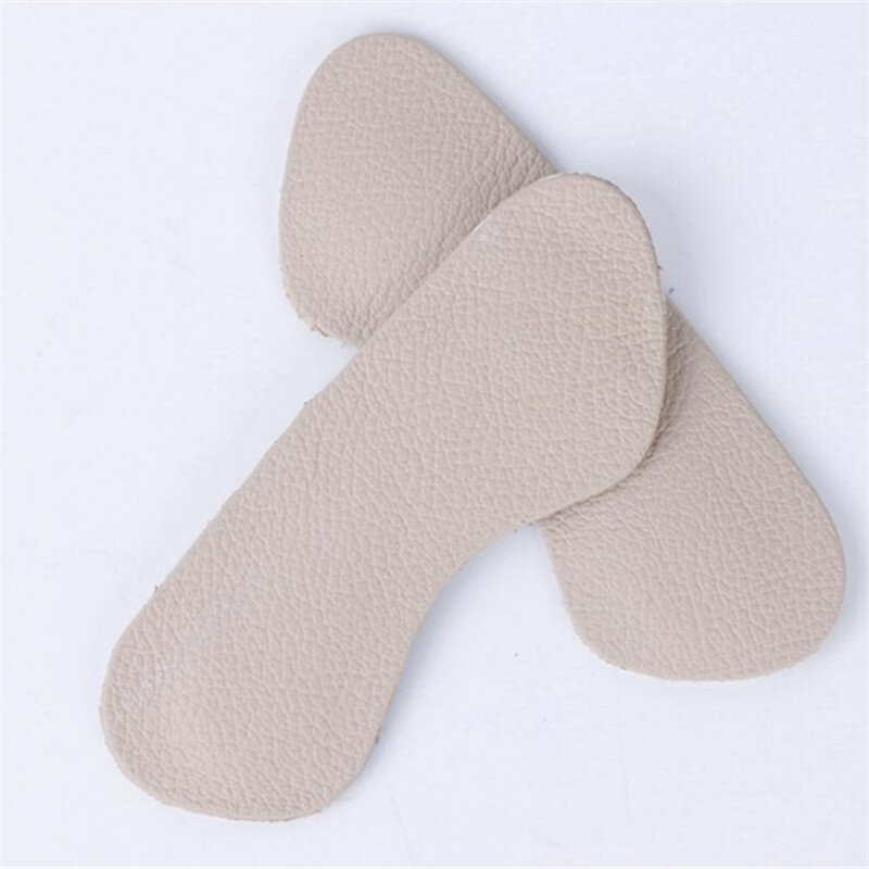 1 Pair Cow Leather Heel Grips Thickened Anti-Abrasion Heel Cushioned Insole heel cushions inserts for shoes adhesivas