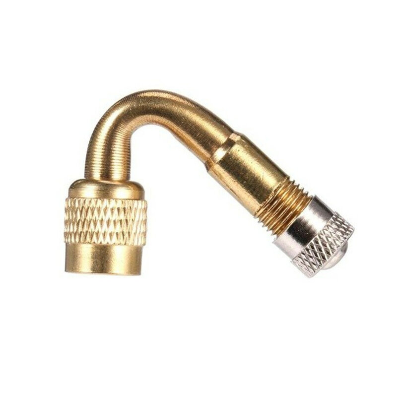 45/90/135 Degree Angle Brass Bike Air Tyre Valve Extender  Bike Motorcycle Valve Adaptor Tyre Inflatable Tube Extension Adapter