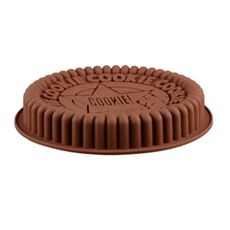 ثلاثية الأبعاد الشوكولاته المستديرة البسكويت قالب أوريو كوكي سيليكون قوالب غير عصا بودنغ عموم كبير موس كعكة الخبز قالب