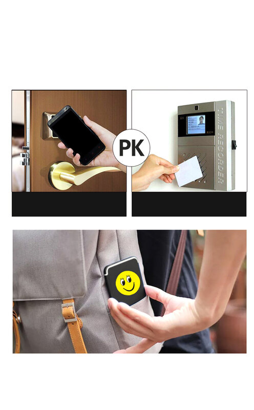 5/10 Buah Ditulis IC UID Anti Logam Interference13.56Mhz Kartun Kategori Stiker Proximity S50 Kartu Label RFID NFC copie