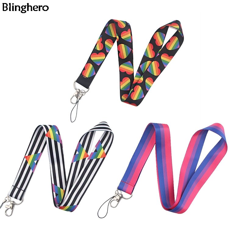 Blinghero 漫画ハングロープクールストラップ電話のキーストラップとストラップキーホルダー笛ファッション ID バッジホルダー BH0453