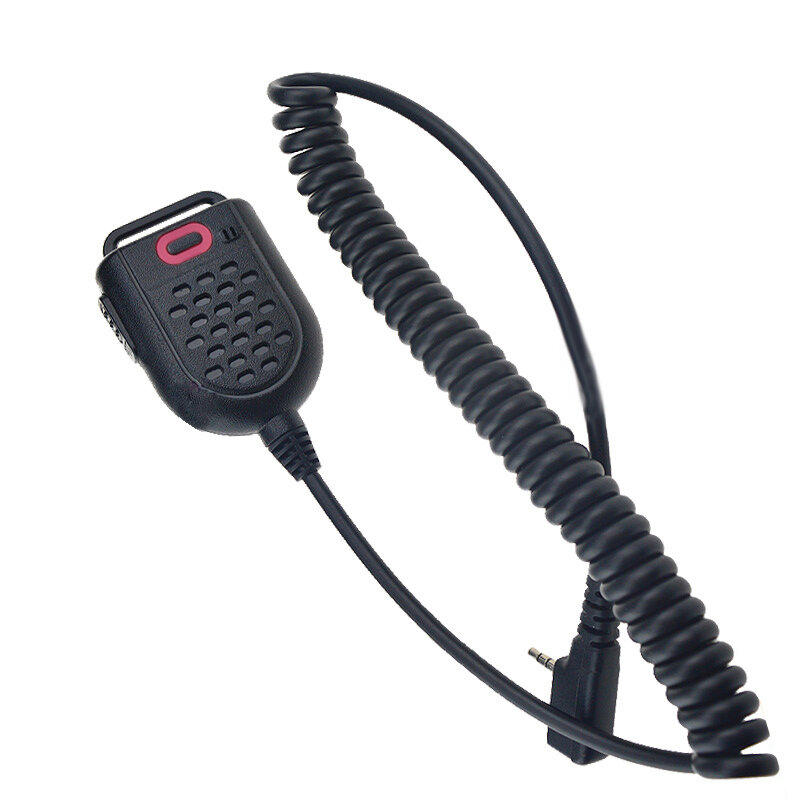Baofeng-minimicrófono de mano para walkie-talkie, altavoz para Uv-5r, Ptt, puerto K, Radio Ham, accesorios para walkie-talkie