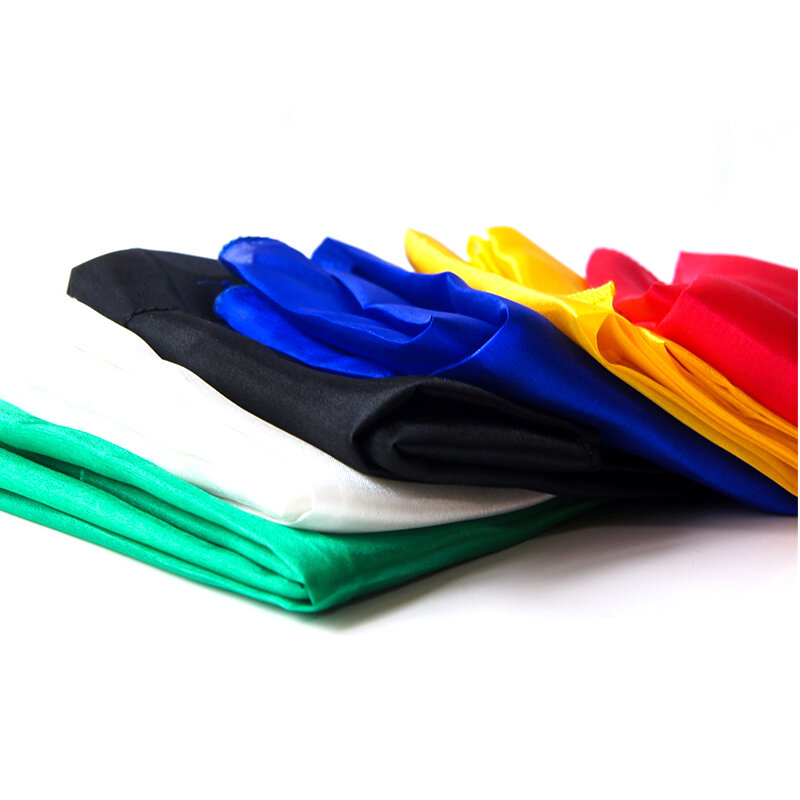 Цветной шелковый шарф 30*30 см, волшебные трюки, обучение и образование, искусство для крупного плана, Волшебный реквизит E3136
