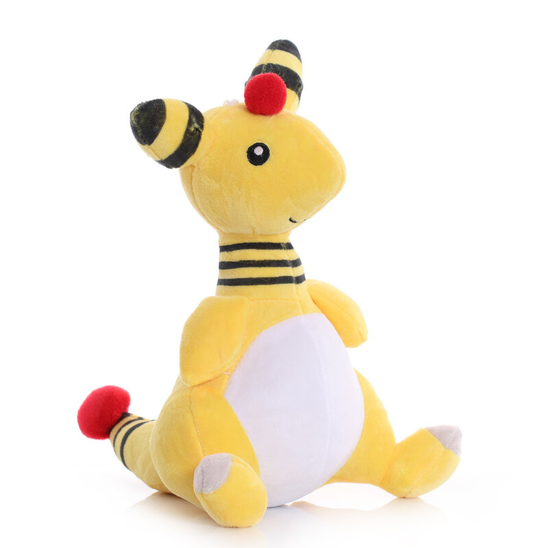 23Cm Anime Pokemon Ampharos Boneka Mainan Mewah Lucu Ampharos Liontin Mewah Boneka Hewan Lembut Hadiah Mainan untuk Anak-anak
