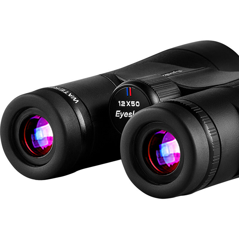 Eyeskey 방수 슈퍼 멀티 코팅 쌍안경, Bak4 프리즘 광학 HD, 캠핑 사냥 야외, 10x50ED, 12x50ED
