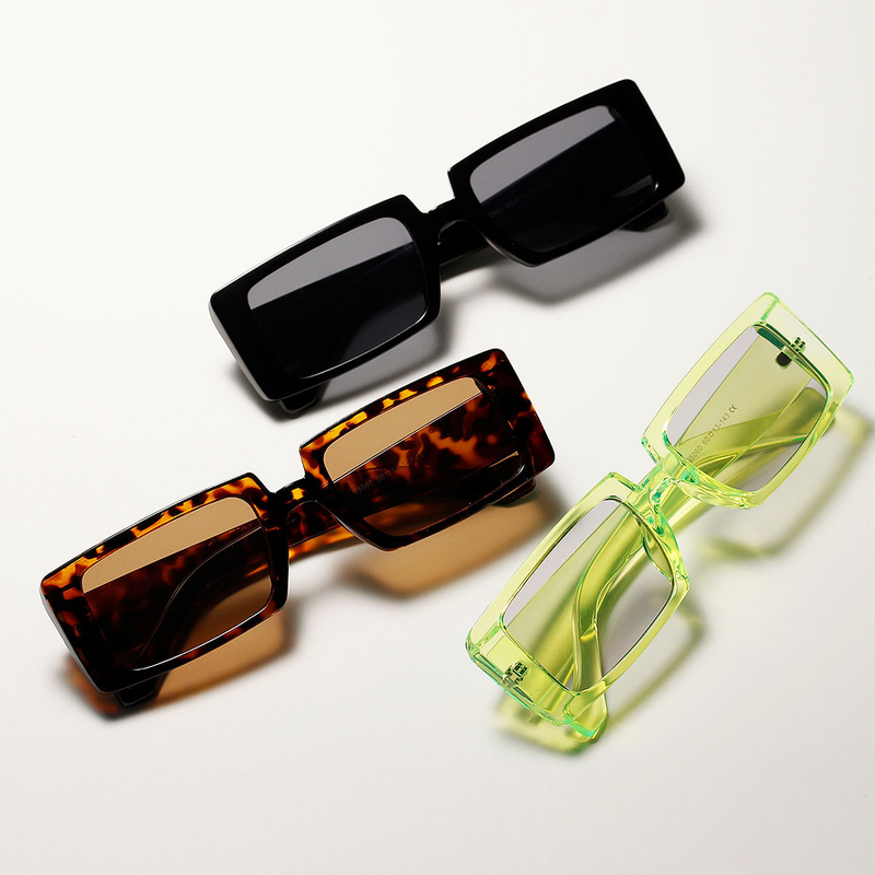 موضة ساحة النظارات الشمسية امرأة العلامة التجارية مصمم مرآة نظارات شمسية الإناث الرجعية كاندي الألوان إطار صغير السفر Oculos دي سول