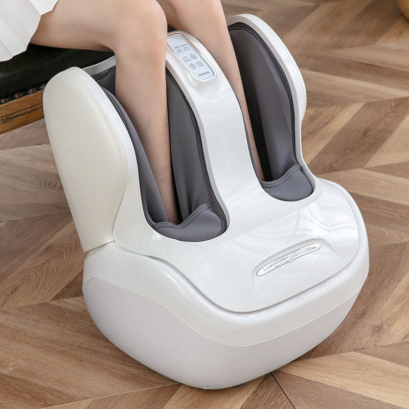 MARESE-masajeador de pies de pantorrilla de lujo, máquina de vibración Shiatsu, masaje de compresión de aire de calor rodante, adelgazamiento de piernas, moldeador de relajación