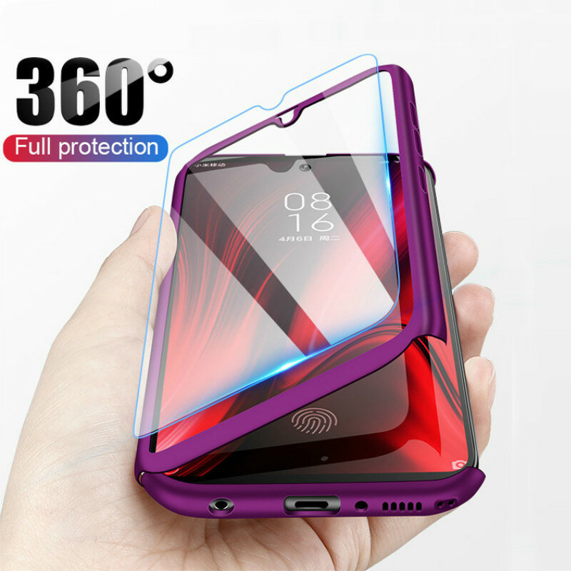 360 Full Cover Shockproof Case For Xiaomi Mi 10 Pro CC9 CC9E 9T 9 9SE A3 A2 Lite Redmi Note 8T 8 7 5 K20 8A 7A 6 6A Phone Cover