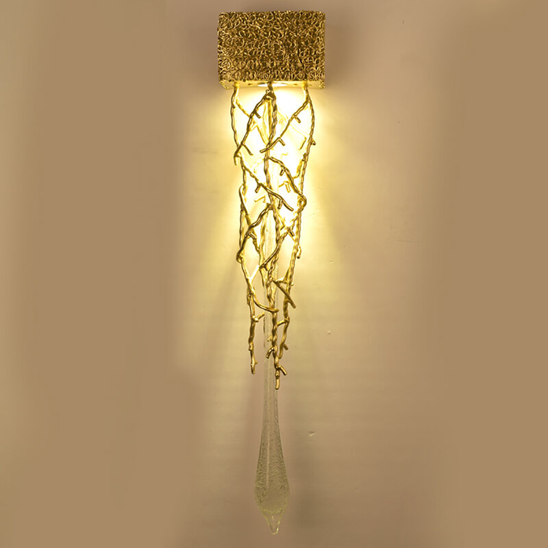 Nordic LED Drop Wall Lamp para decoração de casa, sala de estar, sala de jantar, quarto, cabeceira parede luzes, iluminação interior