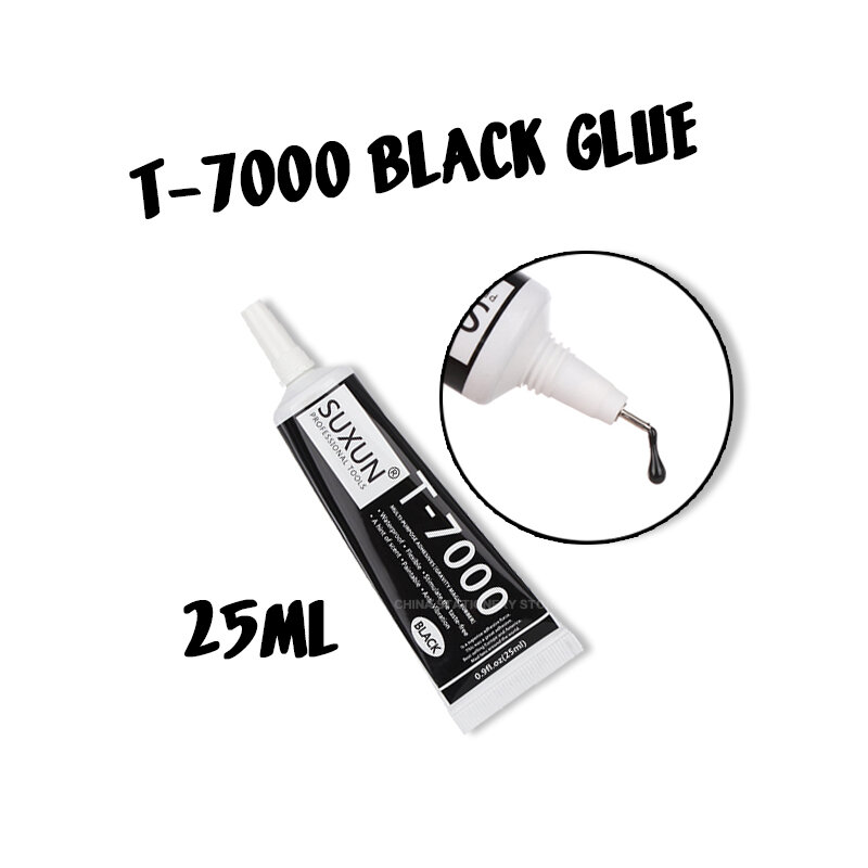 T7000 25ml Multifunctional Glue DIY Mobile Phone Screen Frame Epoxy Sealant Super Black Liquid Glue T-7000 Nail Polish