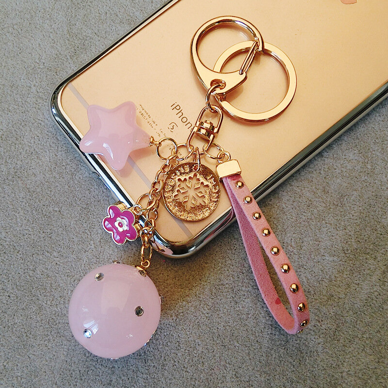 Porte-clés étoile à cinq branches bonbon de dessin animé mignon, perles acryliques de document de MSI, porte-clés, pendentif de sac de mode, cadeau, K4 mat, nouveau